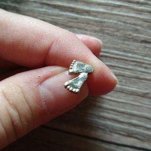 Footprints Pin